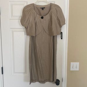 I.N. studio gold 2 piece short dress